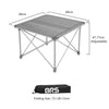 Height Adjustable Folding Table Outdoor Portable Aluminum Alloy Camping Table Desk Furniture Foldable Picnic Table with Carry Bag
