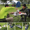 Height Adjustable Folding Table Outdoor Portable Aluminum Alloy Camping Table Desk Furniture Foldable Picnic Table with Carry Bag