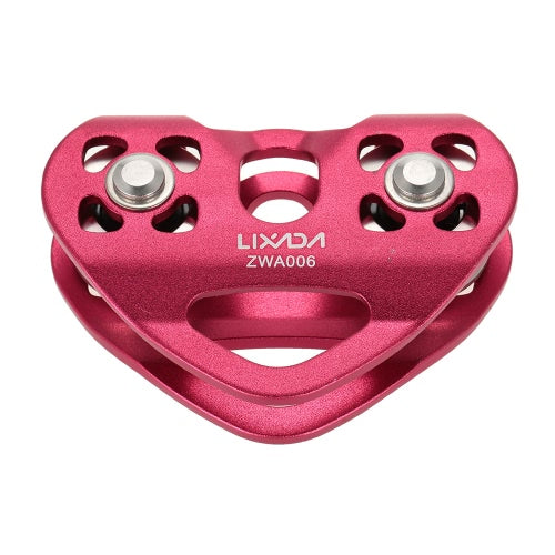 Lixada 30kn Cable Cable Bulley with Ball Bearing Rock Climing Aloft Work Rescue