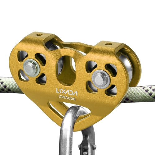 Lixada 30kn Cable Cable Bulley with Ball Bearing Rock Climing Aloft Work Rescue