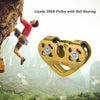 Lixada 30kn Cable Cable Bulley with Ball Bearing Rock Climing Aloft Work Rescue