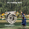 Fly Fishing Reel Right Handed Aluminum Alloy Smooth Rock Ice Fishing Reels Fly Reels Fishing Accessories