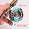 Fly Fishing Reel Right Handed Aluminum Alloy Smooth Rock Ice Fishing Reels Fly Reels Fishing Accessories