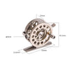 Fly Fishing Reel Right Handed Aluminum Alloy Smooth Rock Ice Fishing Reels Fly Reels Fishing Accessories