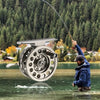 Fly Fishing Reel Right Handed Aluminum Alloy Smooth Rock Ice Fishing Reels Fly Reels Fishing Accessories