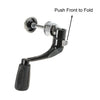 Lixada Metal Fishing Spinning Reel Handle Grip Fishing Reel Handle CNC Fold Handle Rocker Arm
