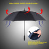 TOMSHOO 61 Inch Oversized Automatic Auto Open Golf Umbrella Outdoor Extra Large Double Canopy Ventilated Windproof Stick Umbrella