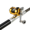 Fishing Rod Reel Combo Kit Set Mini Telescopic Portable Pocket Pen Fishing Rod Pole + Reel Aluminum Alloy Fishing Accessories