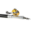 Fishing Rod Reel Combo Kit Set Mini Telescopic Portable Pocket Pen Fishing Rod Pole + Reel Aluminum Alloy Fishing Accessories