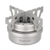 TOMSHOO Outdoor Titanium Alcohol Stove & Rack Combo Set Mini Ultralight Portable Liquid Alcohol Stove with Cross Stand Stove Rack Support Stand