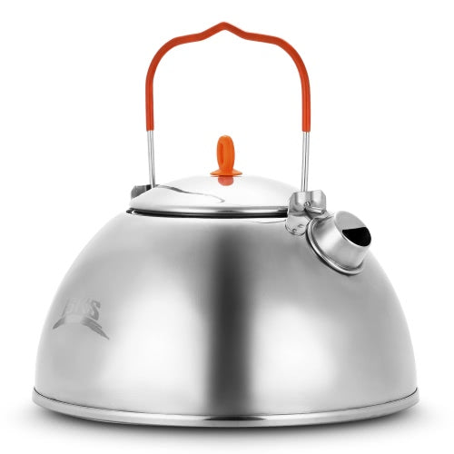 1.1L Outdoor Camping Hiking Water Kettle Teapot Coffee Pot Portable Compact Ultralight Tea Pot Kettle with Tea Filter