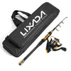 Lixada Telescopic Fishing Rod and Reel Combo Full Kit Spinning Fishing Reel Gear Organizer Pole Set