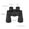 10x50 High Powered Binocular Outdoor Sport Portable Surveillance Binoculars Telescope for Camping Climbing Hunting Birdwatching Traveling