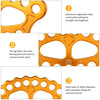 Lixida Outdoor 8 Holes Paw Gaw Plate 45kn Rescue Rock Climbing Mountaineing Equipment