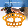 Lixida Outdoor 8 Holes Paw Gaw Plate 45kn Rescue Rock Climbing Mountaineing Equipment