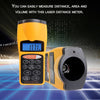 LCD Ultrasonic Measure Distance Meter Pointer Laser Point Range Finders 18m Tool Rangefinders Area Volum Laser Designator Night Light Backlight for Construction Building
