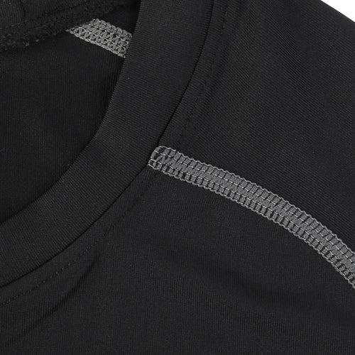 تي شيرت ضيق للياقة البدنية بأكمام طويلة وسريع الجفاف، ملابس تدريب للجري وكرة السلة قابلة للتنفس