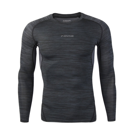 Fitness Sportswear Springy Tights Long Sleeve Top Breathable Quick Drying Basketball Running Trainning T-Shirt