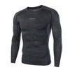 Fitness Sportswear Springy Tights Long Sleeve Top Breathable Quick Drying Basketball Running Trainning T-Shirt