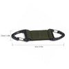 Multifunctional Molle Webbing Belt Clip Climbing Carabiner Buckle High Strength Nylon Hanging Chain Backpack Key Hook