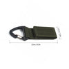 Multifunctional Molle Webbing Belt Clip Climbing Carabiner Buckle High Strength Nylon Hanging Chain Backpack Key Hook