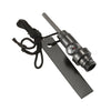 Multi Tool Emergency Flint Fire Starter with Compass and Whistle Camping Backpacking Outdoor Survival
