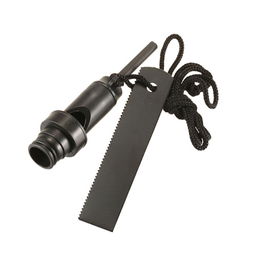 Multi Tool Emergency Flint Fire Starter with Compass and Whistle Camping Backpacking Outdoor Survival