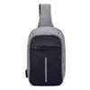 حقيبة شحن USB حقيبة حبال حزمة الكتف الصدر عبر الجسم حقيبة الظهر Daypack الدراجة ركوب الدراجات السفر المشي لمسافات طويلة حقيبة رياضية