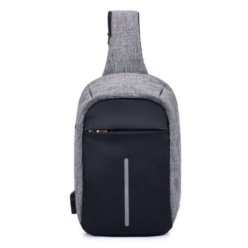 حقيبة شحن USB حقيبة حبال حزمة الكتف الصدر عبر الجسم حقيبة الظهر Daypack الدراجة ركوب الدراجات السفر المشي لمسافات طويلة حقيبة رياضية