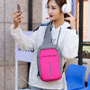 حقيبة شحن USB حقيبة حبال حزمة الكتف الصدر عبر الجسم حقيبة الظهر Daypack الدراجة ركوب الدراجات السفر المشي لمسافات طويلة حقيبة رياضية