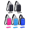 حقيبة شحن USB حقيبة حبال حزمة الكتف الصدر عبر الجسم حقيبة الظهر Daypack الدراجة ركوب الدراجات السفر المشي لمسافات طويلة حقيبة رياضية