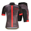 Lixada Men's Cycling Clothes Set Quick Dry Short Sleeve Bicycle Jersey Shirt Tops 3D Cushion Padded Riding Shorts Tights Pants