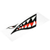 2PCS Fish Mouth Sticker Fishing Boat Canoe Car Truck Kayak Graphics Accessories