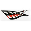 2PCS Fish Mouth Sticker Fishing Boat Canoe Car Truck Kayak Graphics Accessories