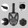 قناع الغطس كامل الوجه الغطس قناع الغطس Snorkel مجموعة عرض 180 درجة لمعدات السباحة الكاميرا