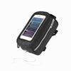 MTB Bicycle Top Tube Phone Bag for 6" Screen Size Bike Front Frame Bag with Headphone Hole