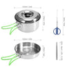 Lixada Camping Cookware Mess Kit