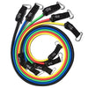 TOMSHOO 16pcs Resistance Bands Set Exercise Loop Bands Tube Bands with Door Anchor Handles Ankle Straps Carry Bag for Resistance Training Physical Therapy Home Workouts