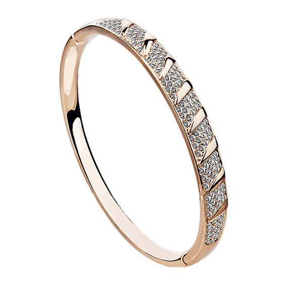 سوار Yoursfs Premium من الأحجار الكريمة عيار 18 قيراطًا - ذهبي 