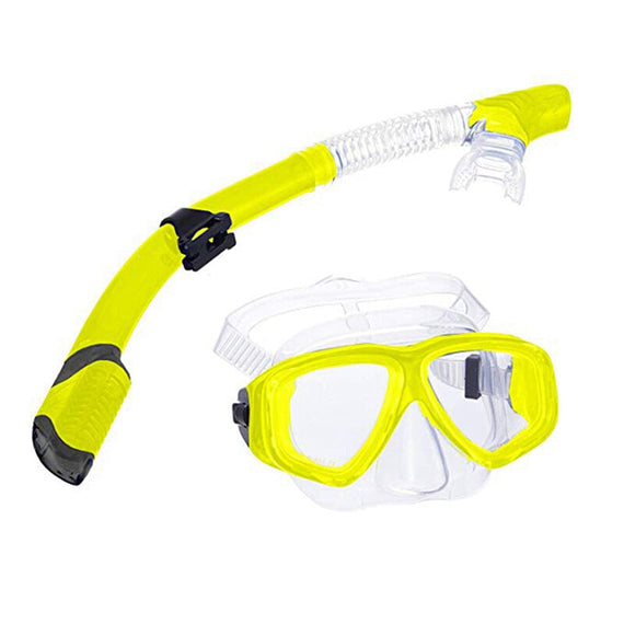 ZH -8053 Premium Scuba Scuba Mask - Yellow