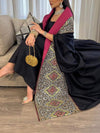 Ornate Embroidered Graphic Dress and OutwearTwo-Piece Set
