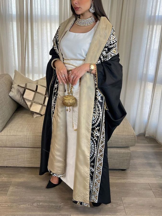 Elegant Bind Design White Dress and Outerwear