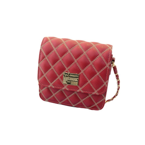 New Fashion Women Cross Body Bag Quilted Design Chain Shoulder Strap Magnetic Snap Messenger Shoulder Bag