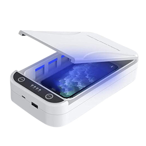 صندوق تعقيم فاخر للعلاج العطري بالأشعة فوق البنفسجية - أبيض