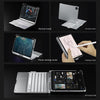 حافظة واقية معدنية دوارة AGM-2359010 iPad مع لوحة مفاتيح لاسلكية تعمل بالبلوتوث وبنك طاقة سعة 500 مللي أمبير في الساعة (هذا المنتج هو ملحق لجهاز iPad ، ولا يتم تضمين iPad في حزمة المنتج)