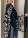 Camisole Jumpsuit and Vintage Embroidered Tunic Set