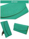 Korean Fashion Women PU Purse Candy Color Wallet Clutch Bag Green
