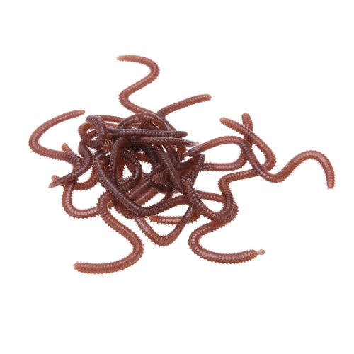 17pcs 10 سم محاكاة ناعمة الديدان سحر الصيد الاصطناعي الطعوم LifeLiketackle