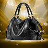 Fashion Women Handbag European Style PU Leather Large Capacity Messenger Bag Black/Brown/Burgundy