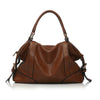 Fashion Women Handbag European Style PU Leather Large Capacity Messenger Bag Black/Brown/Burgundy
